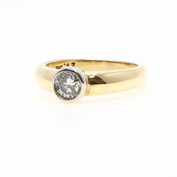 18ct Yellow Gold Diamond Solitaire Ring 0.50ct 0521597