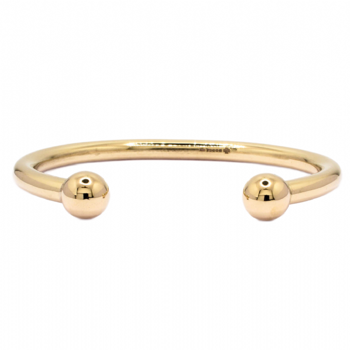 Pre-Owned 9ct Yellow Gold Torque Bangle. 1505631