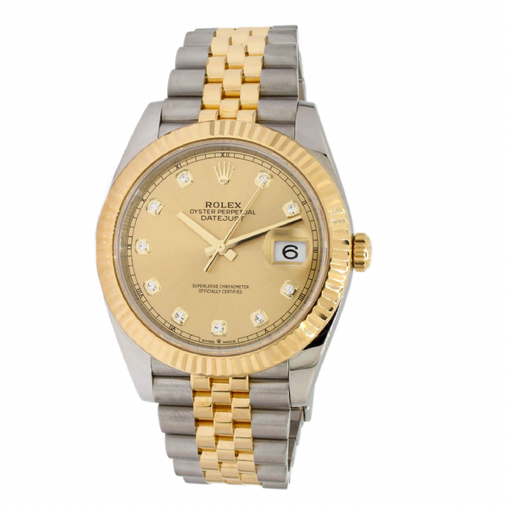 Pre-Owned 36mm Rolex DateJust Watch, Original Papers 126333
