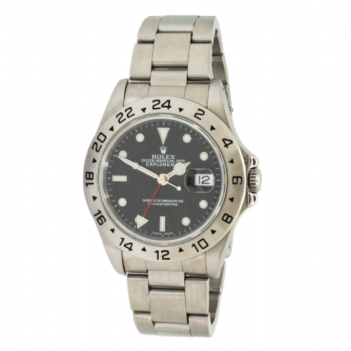 Pre-Owned Rolex Explorer II Watch, Black Dial 16570