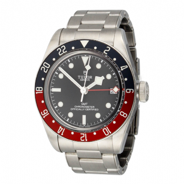 Pre-Owned 41mm Tudor Black Bay GMT Watch, Original Papers