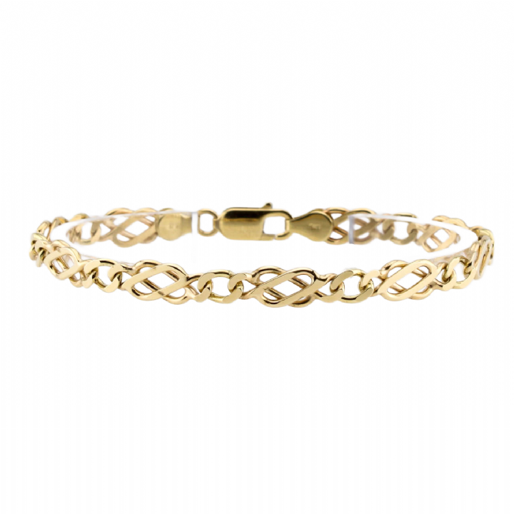 Pre-Owned 9ct Yellow Gold Celtic Link Bracelet