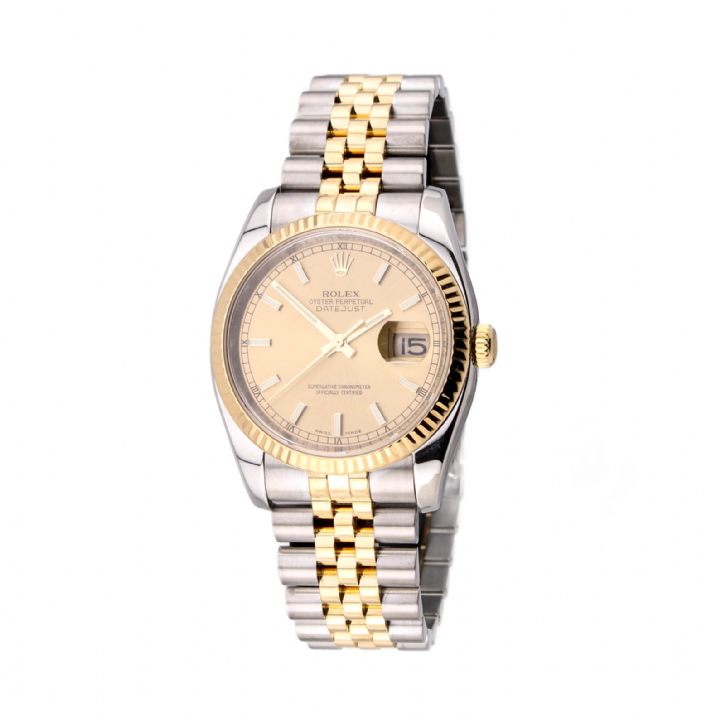 Pre-Owned 36mm Rolex DateJust Watch, Original Papers 116233