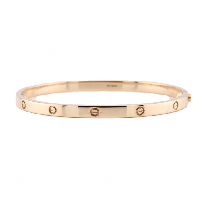 Pre-Owned 9ct Yellow Gold Screw bangle