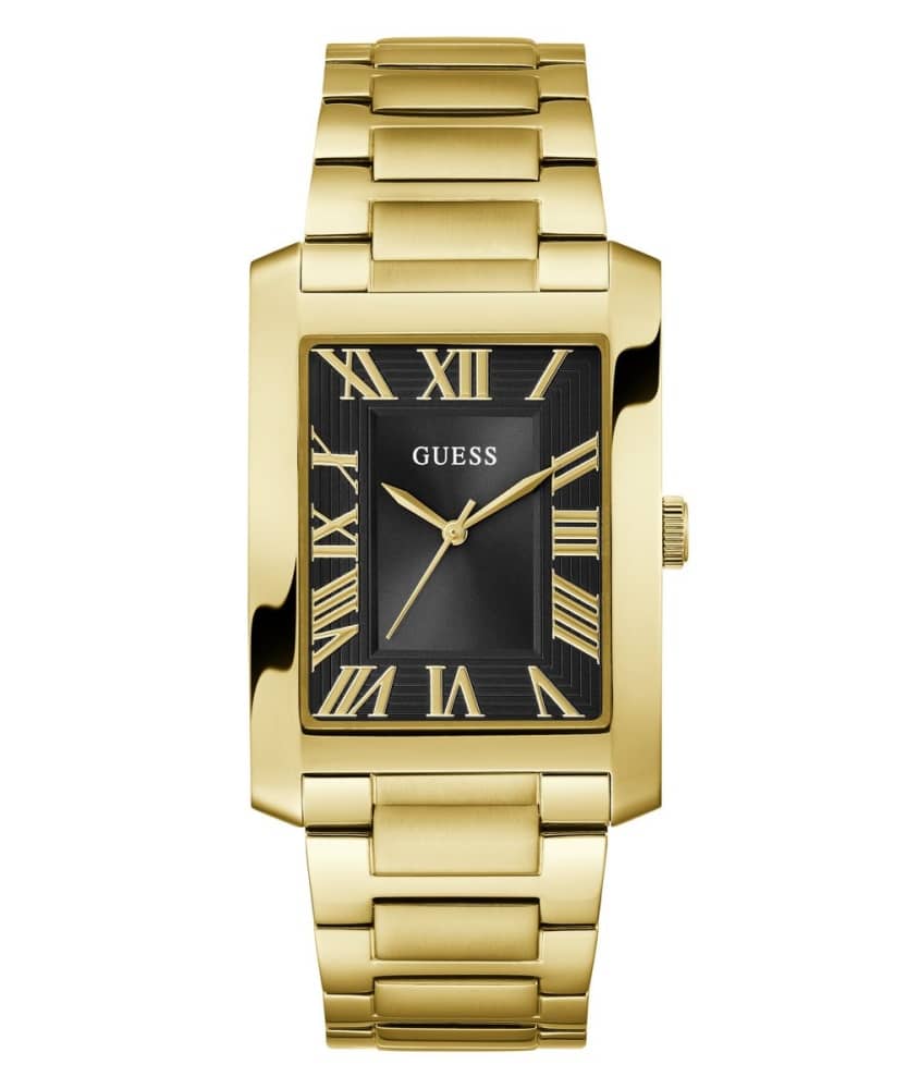 Guess Gents Clyde Gold Tone Bracelet Watch