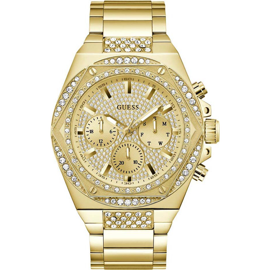 Guess Gents Fury Gold Tone Bracelet Watch