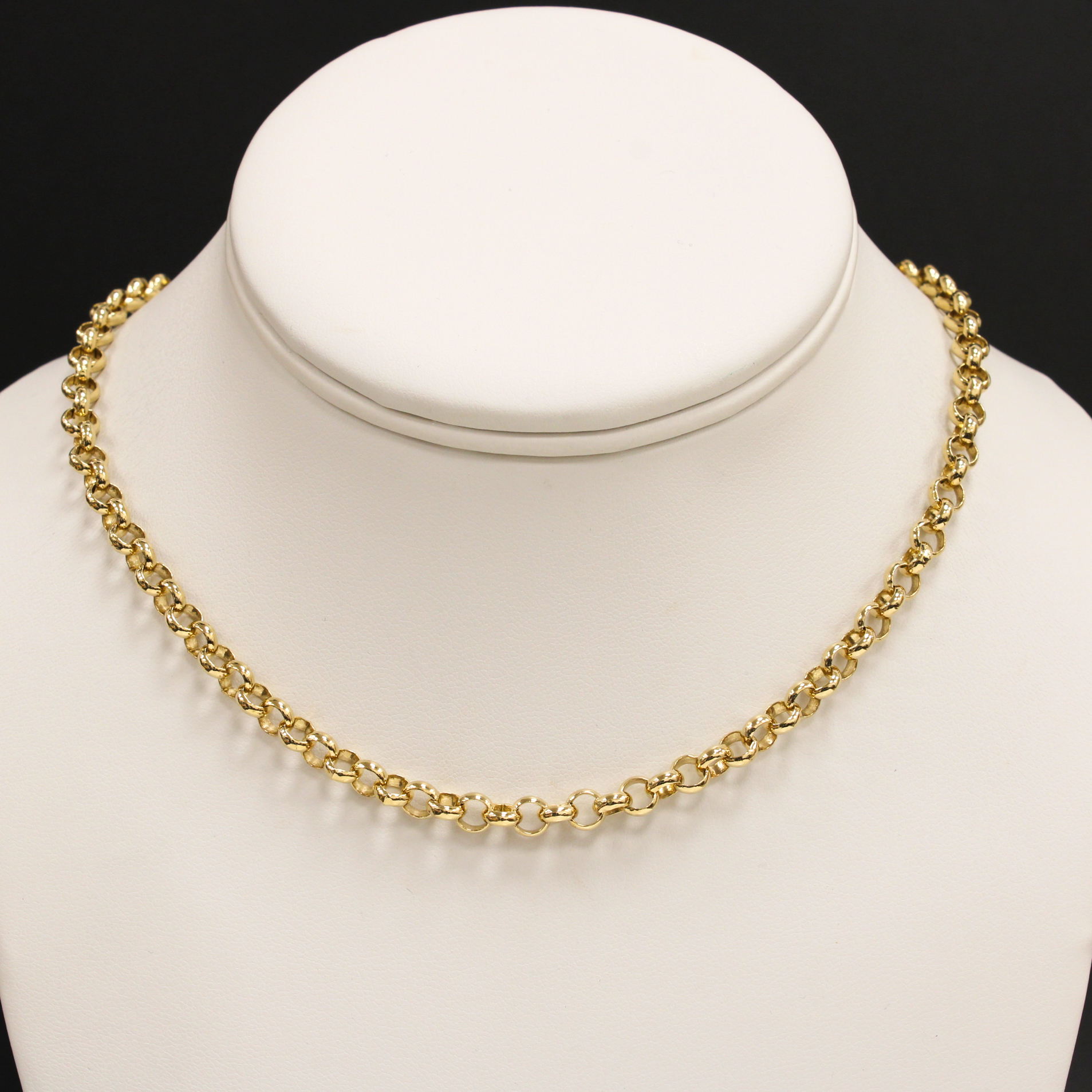 9ct Yellow Gold 20" Belcher Link Chain