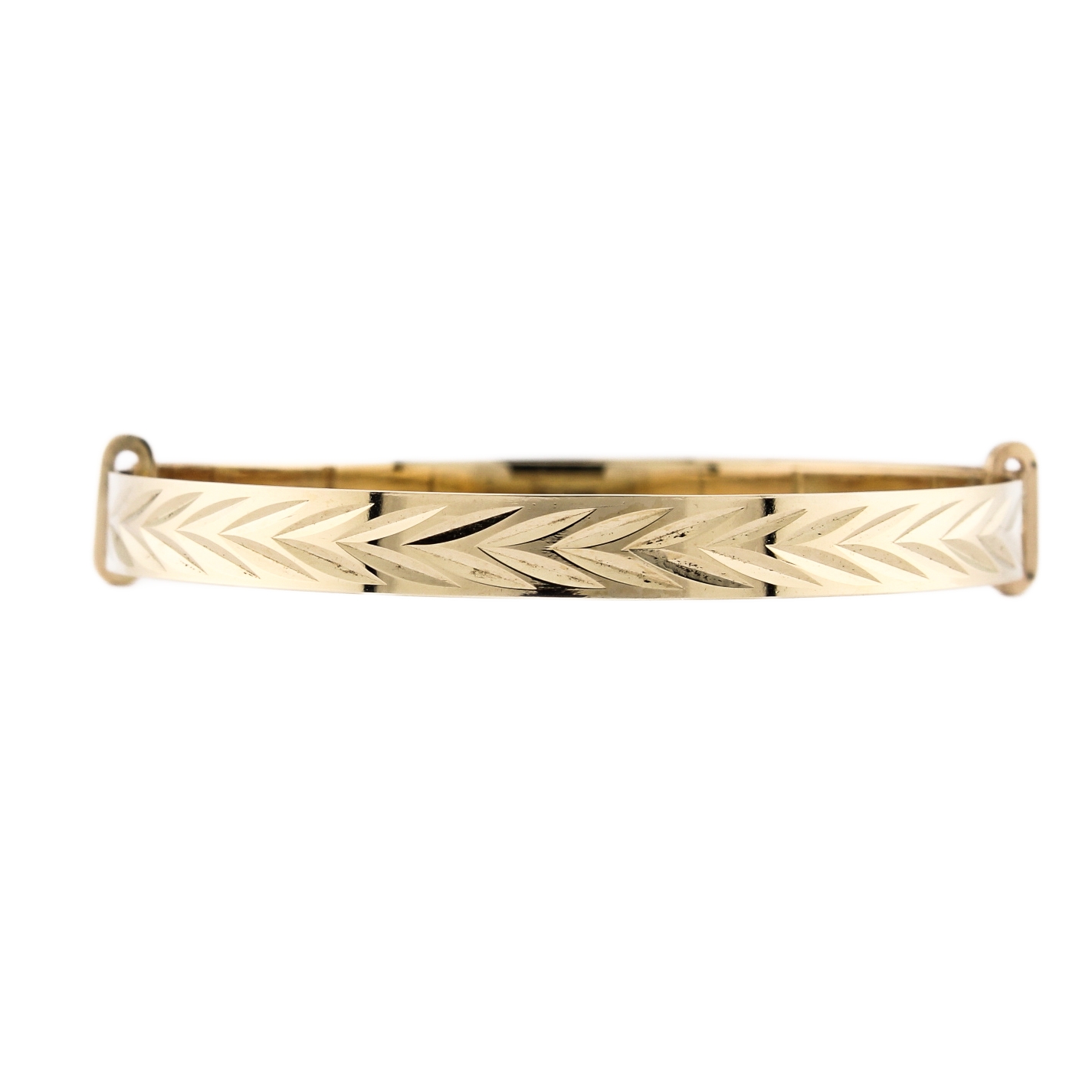 9ct Yellow Gold Expanding Baby Bangle