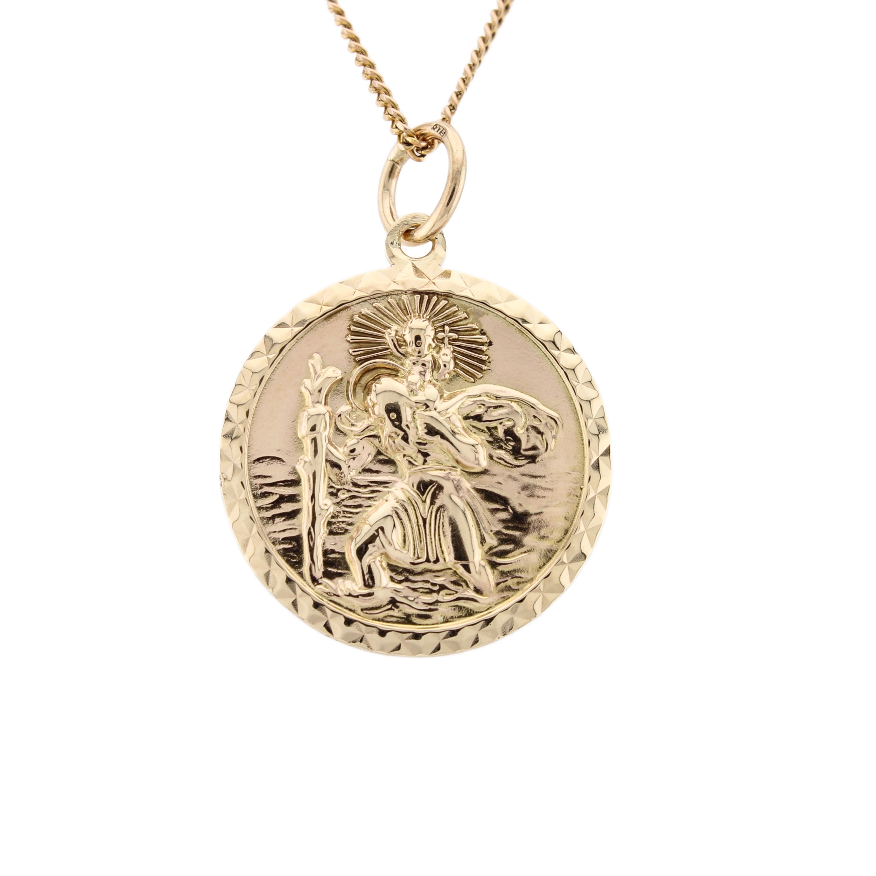 9ct Yellow Gold St. Christopher Pendant 9ct Yellow Gold St. Christopher Pendant