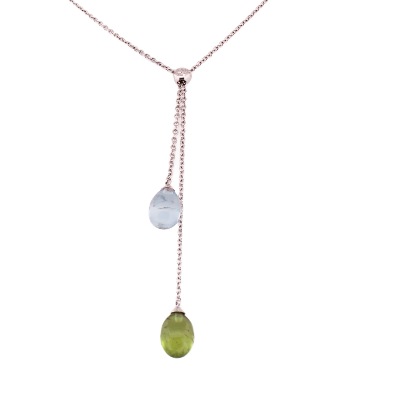 18ct White Gold Tiffany & Co. Lariat Necklace