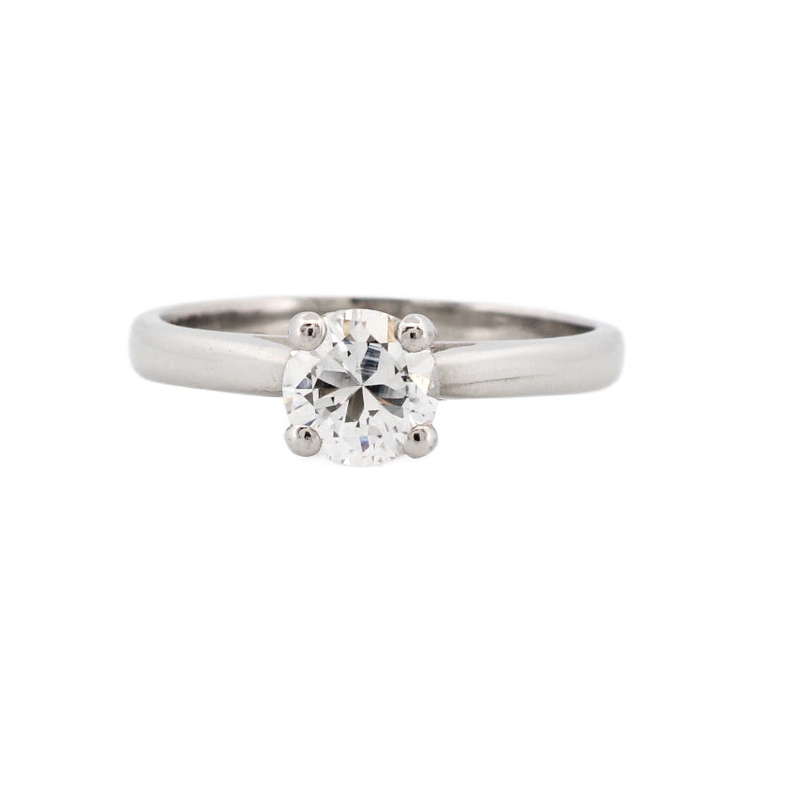 Platinum Diamond Solitaire Ring 0.76ct
