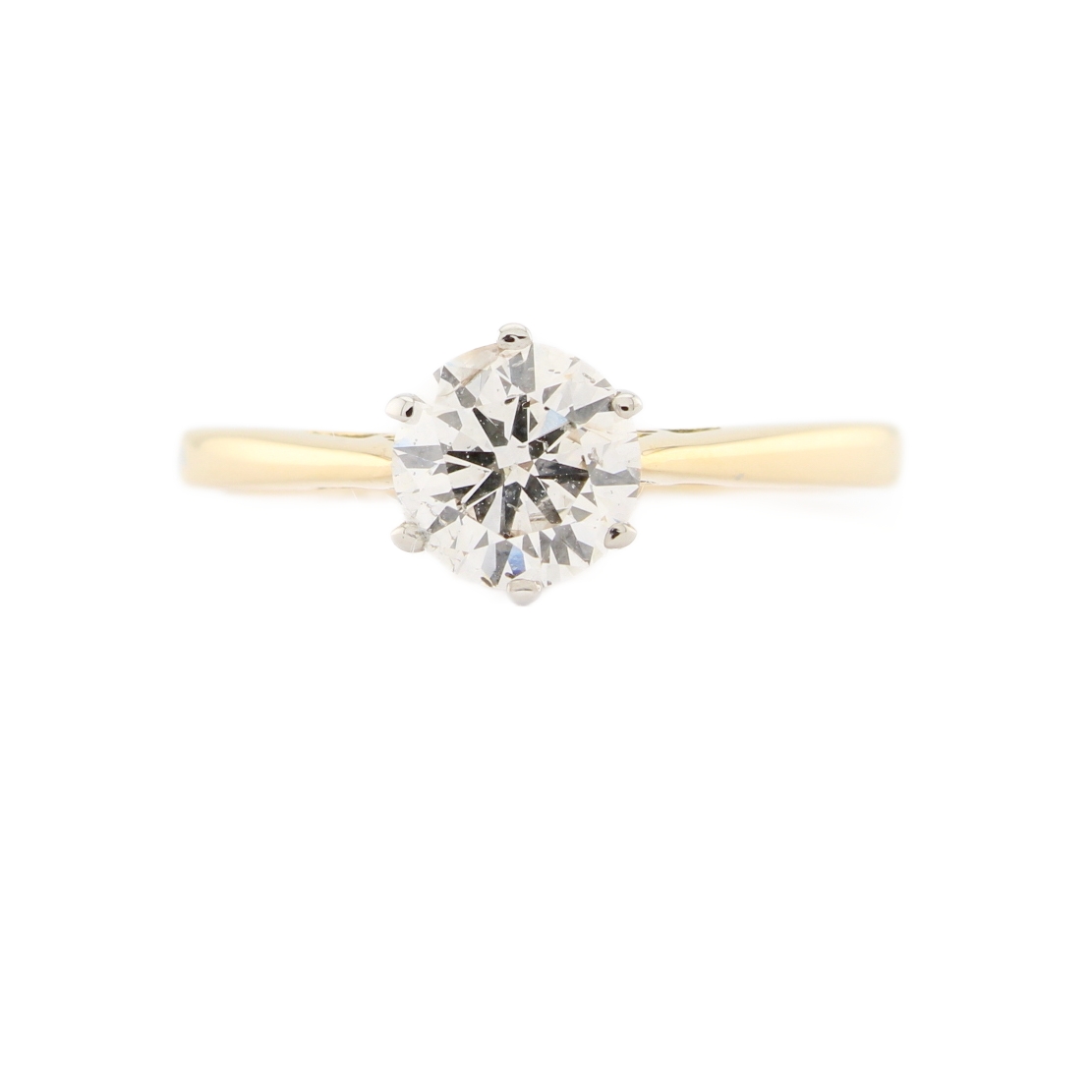 18ct Yellow Gold Diamond Solitaire Ring 1.00ct