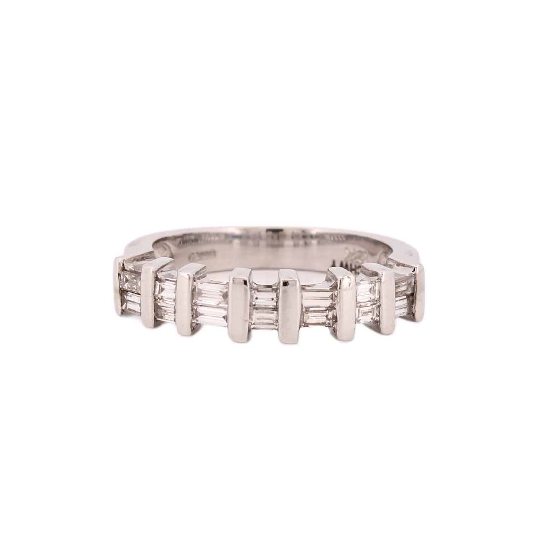 18ct White Gold Half Eternity Ring 0.50ct Total