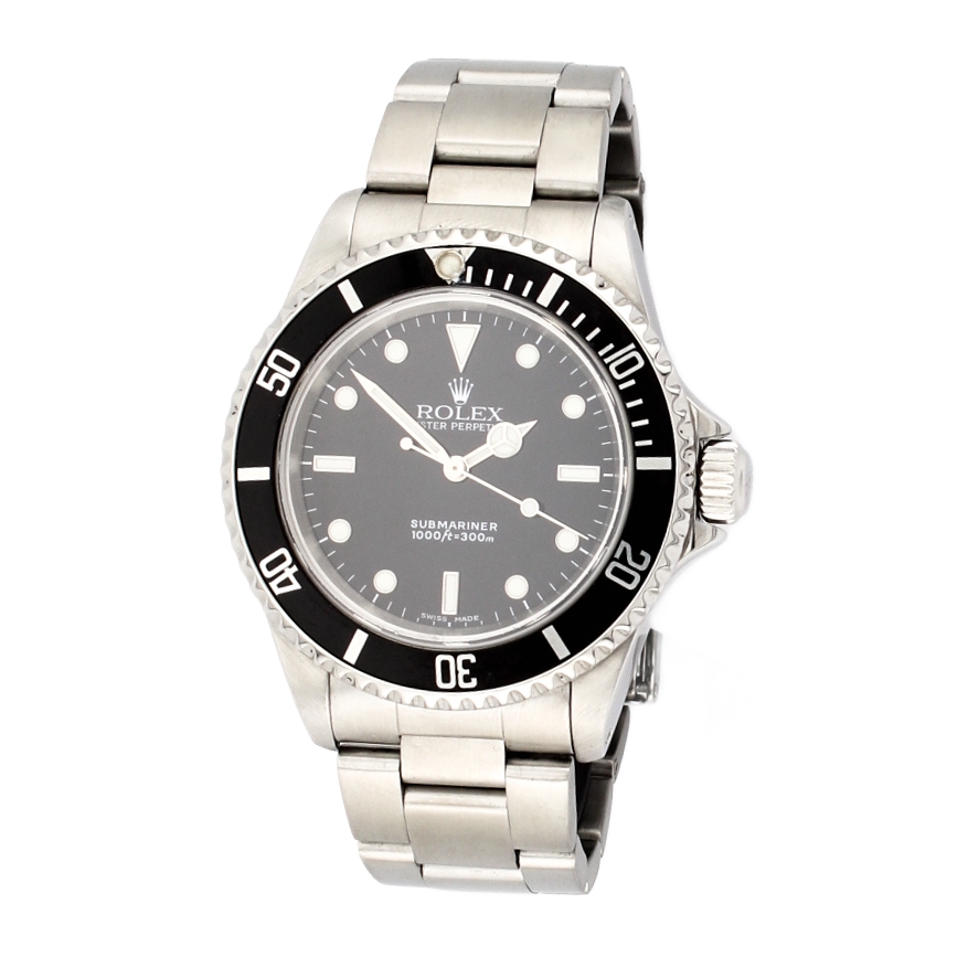 40mm Rolex Submariner Non Date Watch, Original Papers 14060M