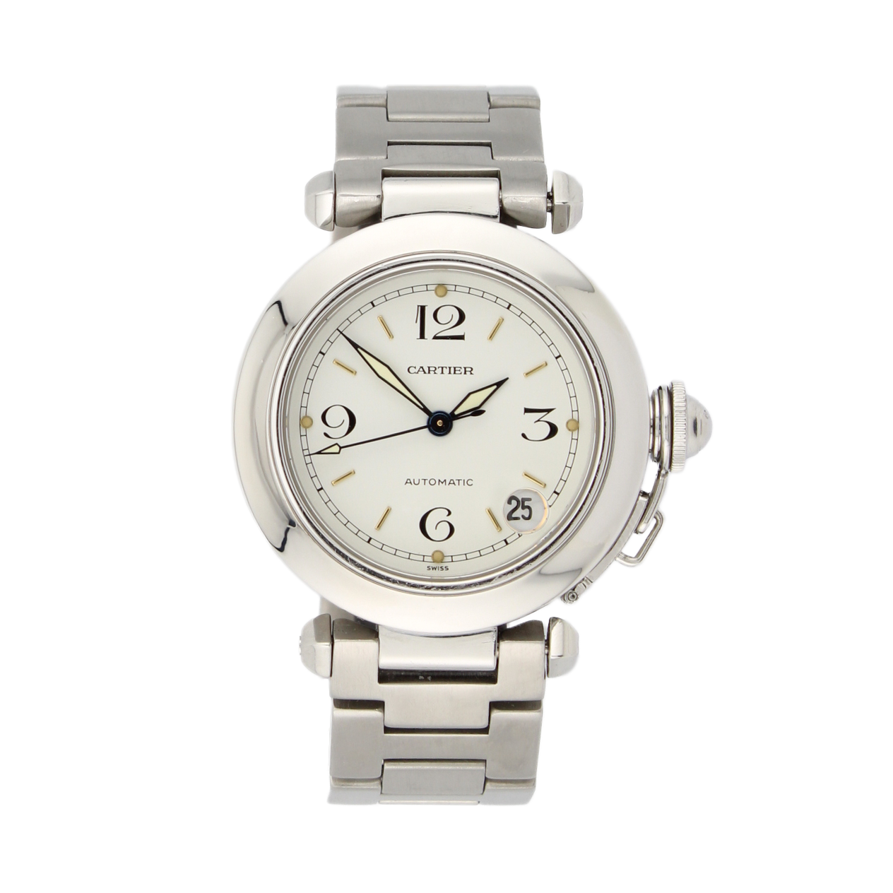 35mm Cartier Pasha Watch, Cream Dial 35mm Cartier Pasha Watch, Cream Dial