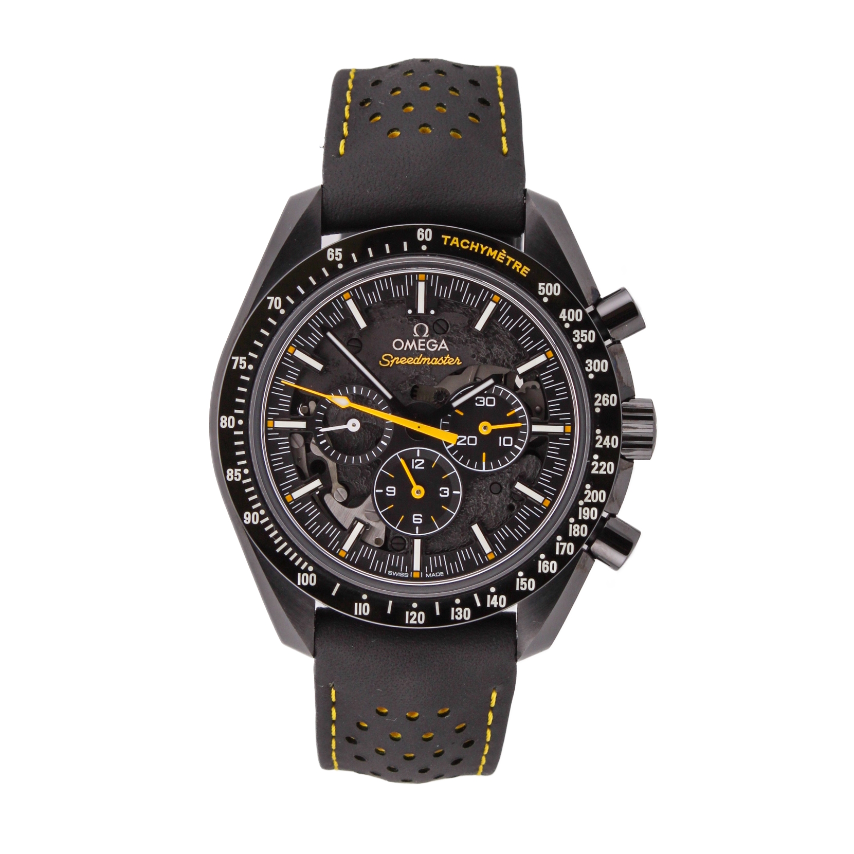 44.25mm Omega Speedmaster Watch, Dark Side of the Moon