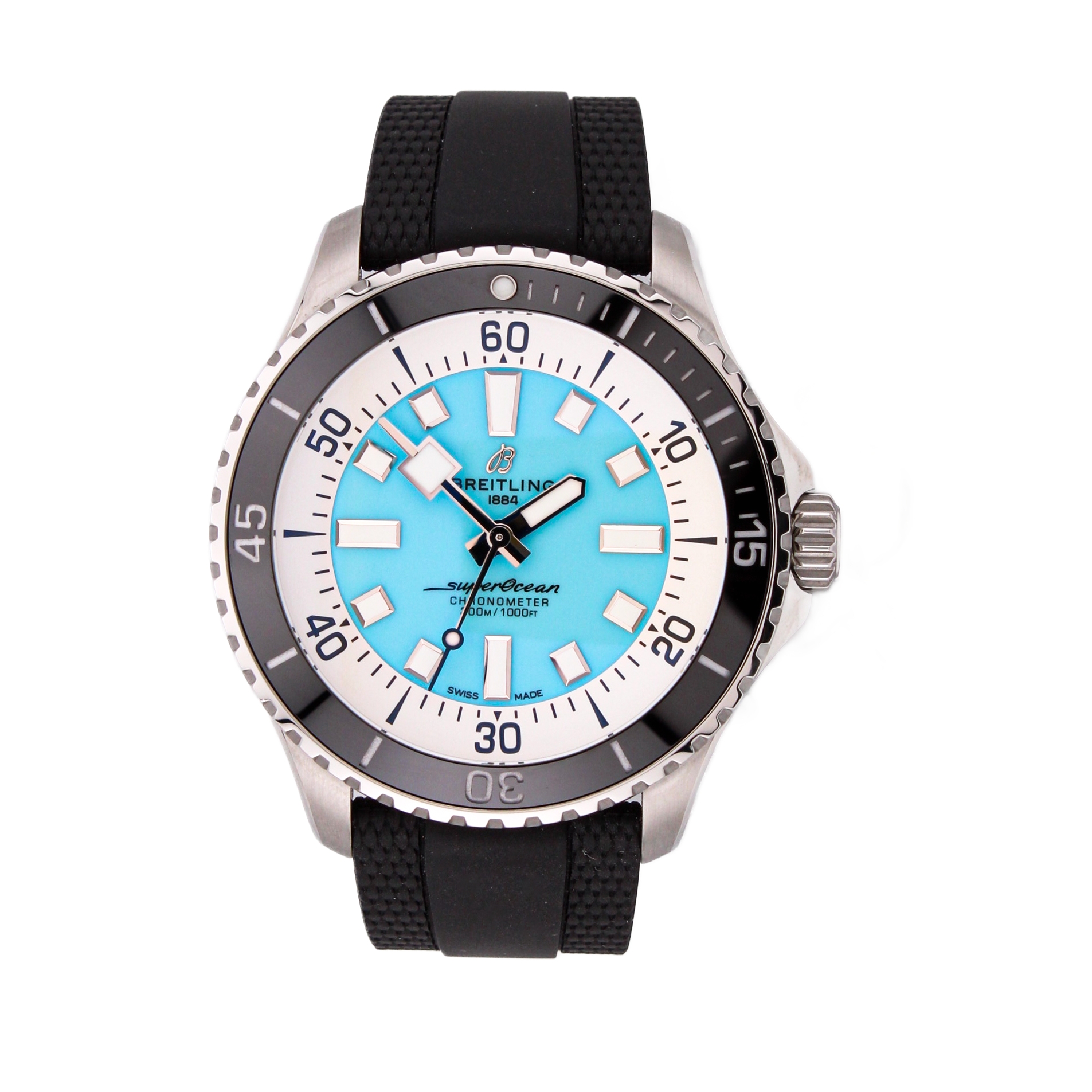 44mm Breitling Superocean Watch, Original Papers