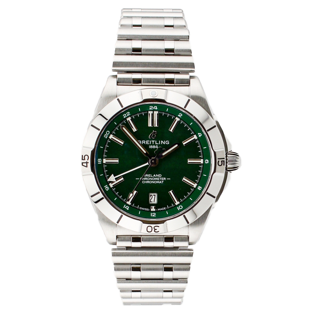 40mm Breitling Chronomat GMT 40 Watch & Original Papers