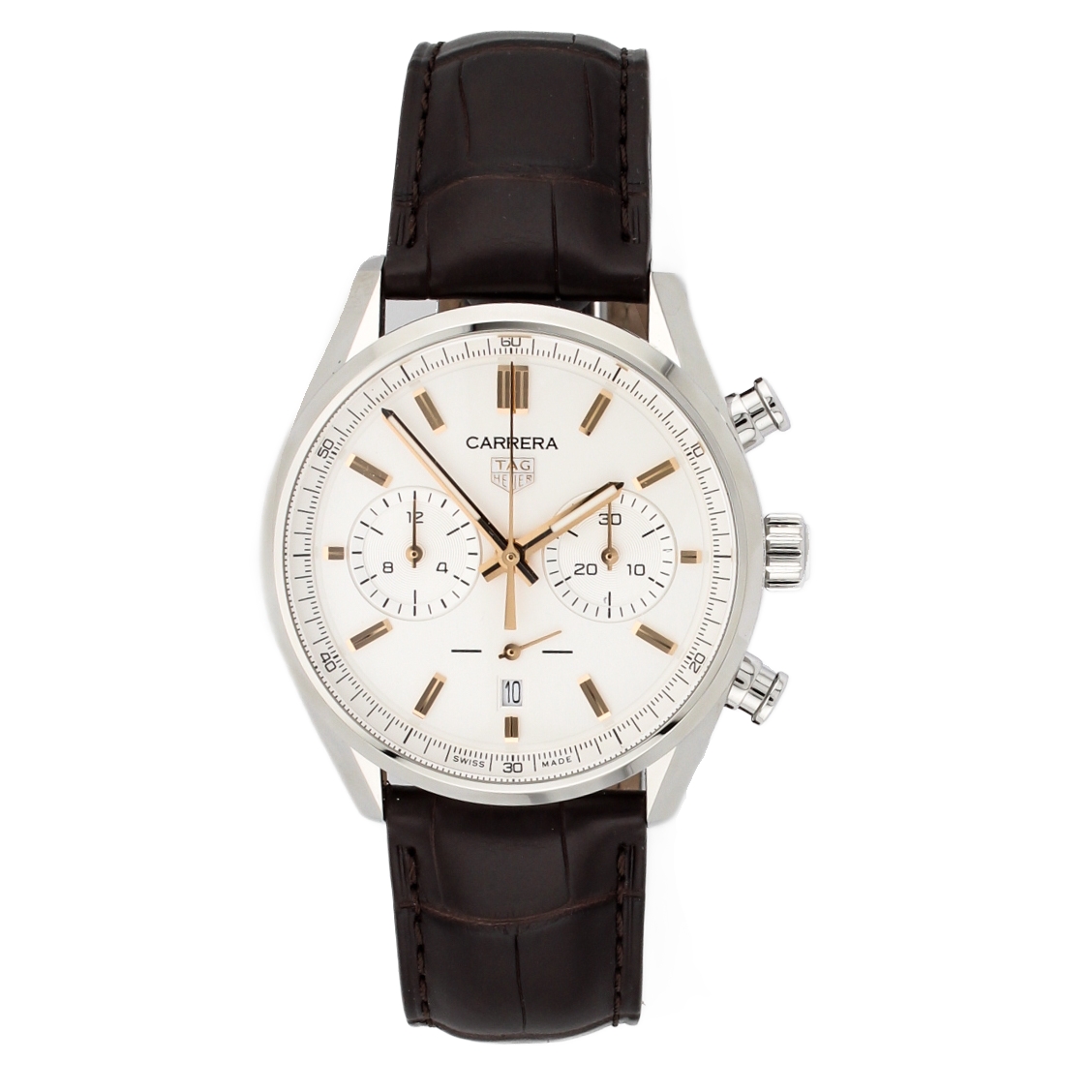 42mm Tag Heuer Carrera Chronograph Watch, Original Papers 42mm Tag Heuer Carrera Chronograph Watch, Original Papers