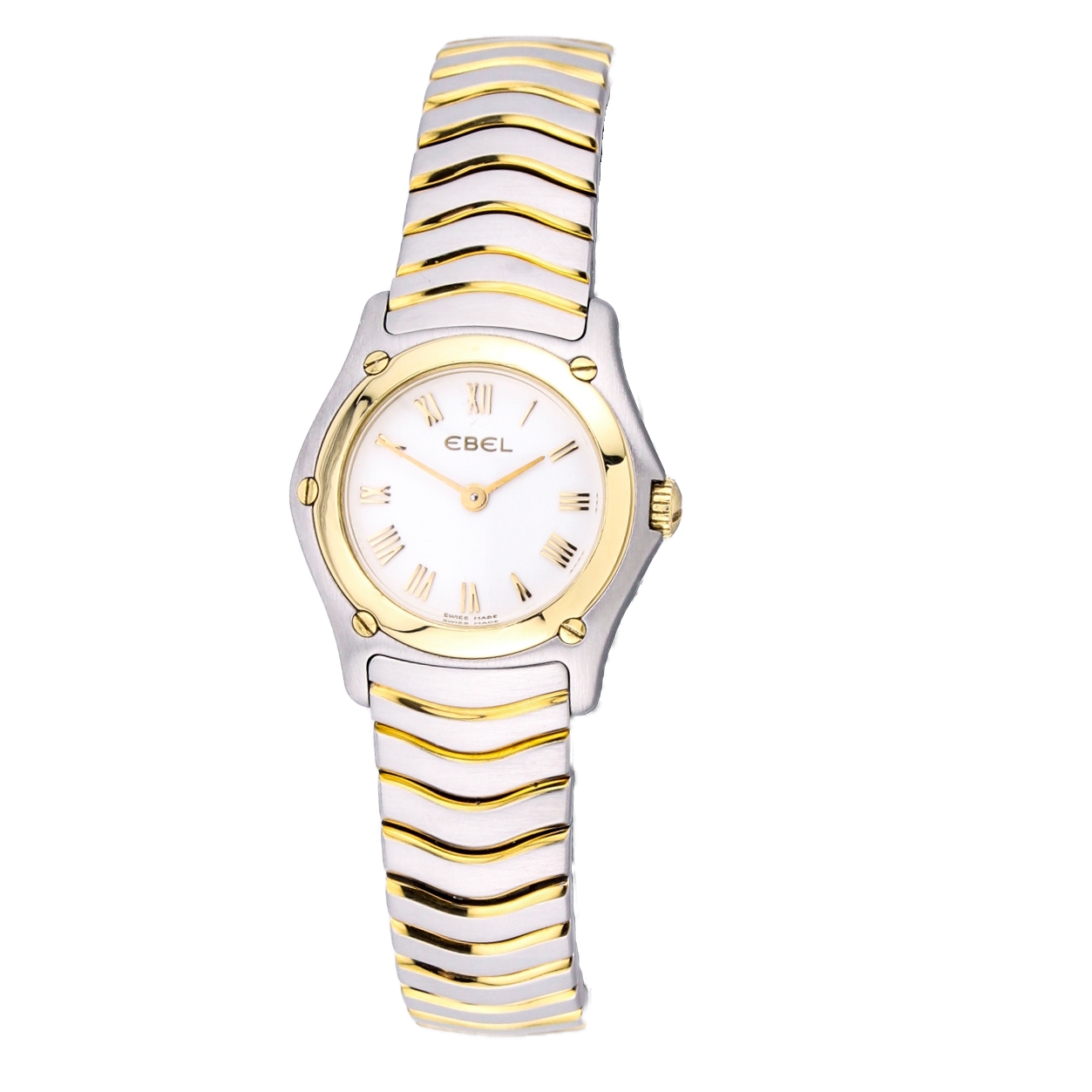 Ebel Classic Wave 2 Tone Watch, Original Papers