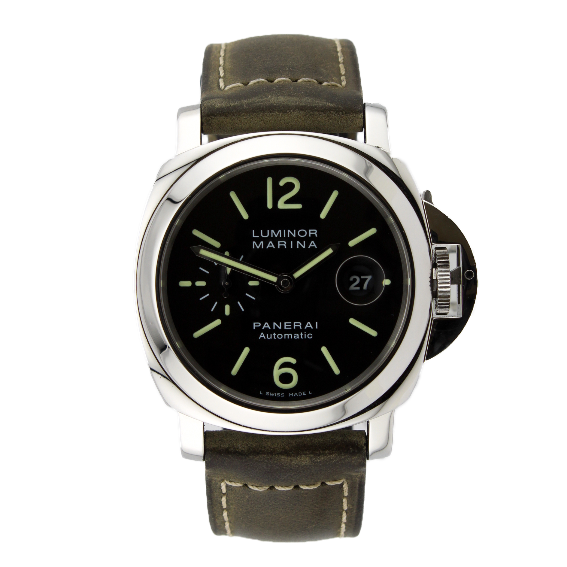 44mm Panerai Luminor Marina Watch & Original Papers 44mm Panerai Luminor Marina Watch & Original Papers