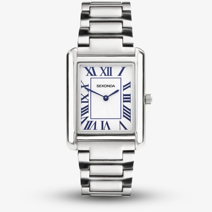 Sekonda Mens Clement Stainless Steel White Dial Watch Sekonda Mens Clement Stainless Steel White Dial Watch