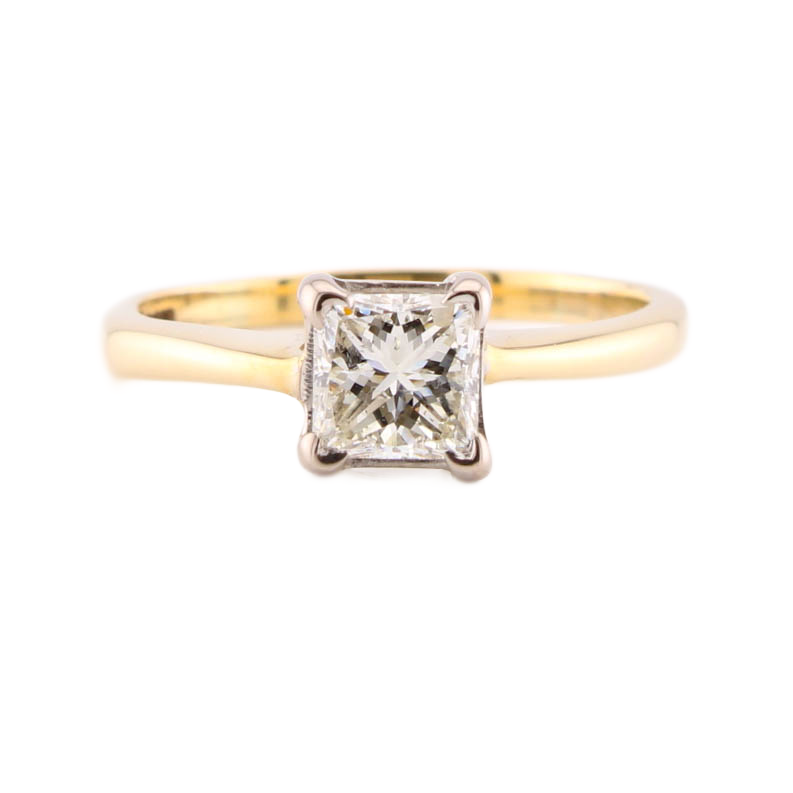 Pre-Owned 18ct Yellow Gold Diamond Solitaire Ring 0.75ct Pre-Owned 18ct Yellow Gold Diamond Solitaire Ring 0.75ct