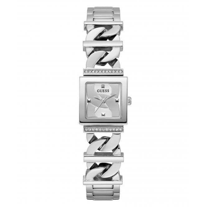Guess Ladies Silver Tone Runaway Bracelet Watch Was £169.00