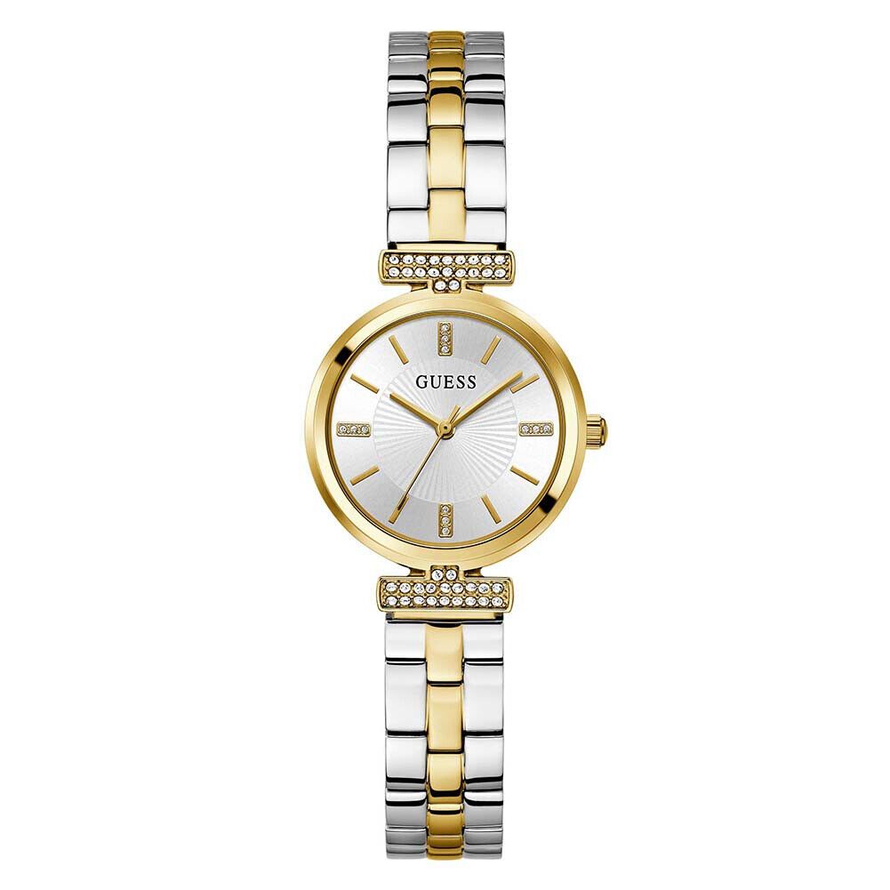Guess Ladies Array 2 Tone Stone Set Watch, Was £165.00