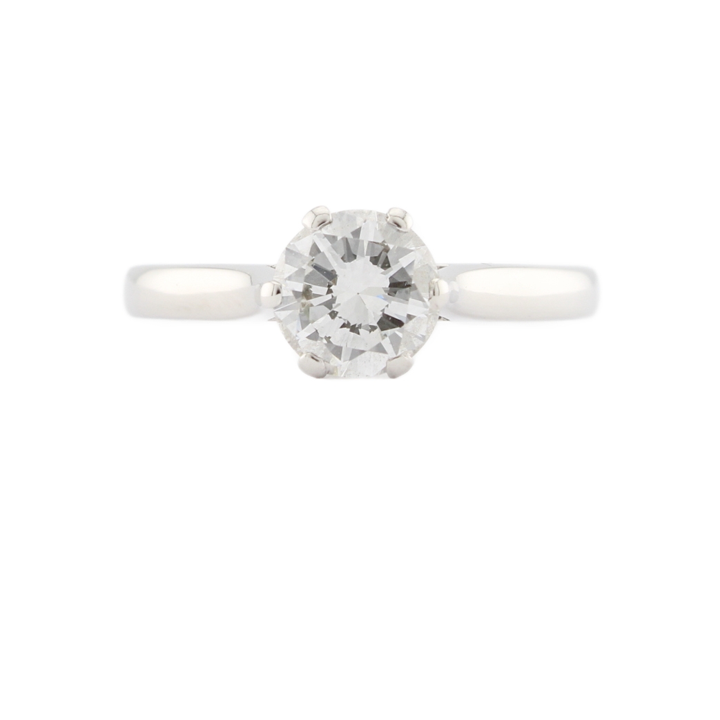 Platinum Diamond Solitaire Ring 1.07ct