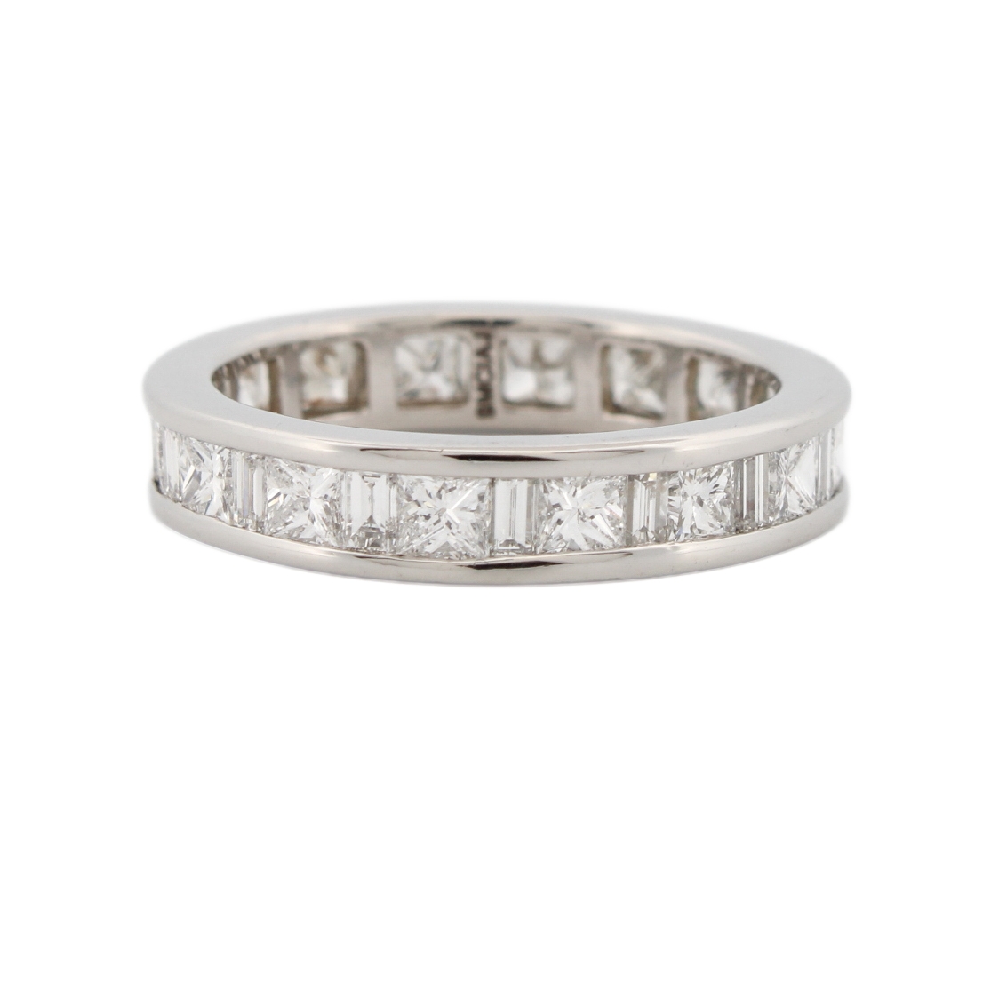 Platinum Diamond Full Eternity Ring Total 2.50ct
