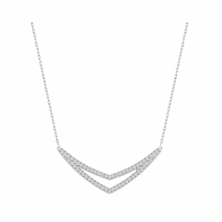 Swarovski Alpha Clear Crystal Medium Necklace, Was £79.00