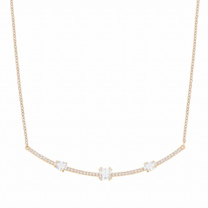 Swarovski Gray Rose Gold Necklace, Was £85.00 2603106