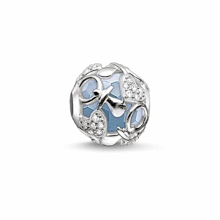 Thomas Sabo Silver Blue Baby Boy Karma Bead, Was £89.00 2314218