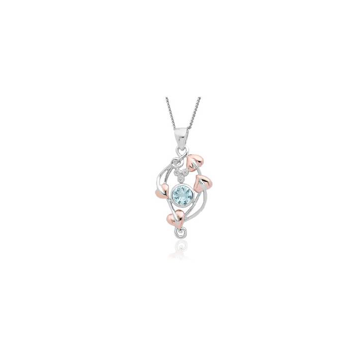 Clogau Silver Love Vine Stone Set Pendant & Chain, Was £219.00