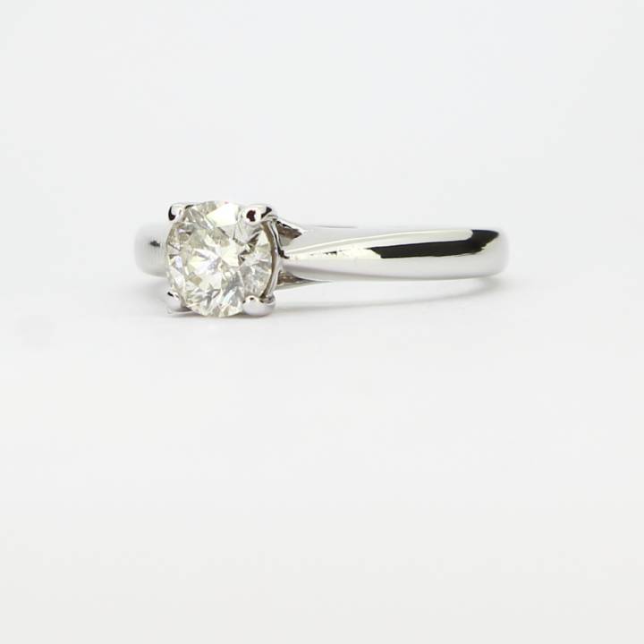 Pre-Owned 18ct White Gold Diamond Solitaire Ring 0.70ct 1601043