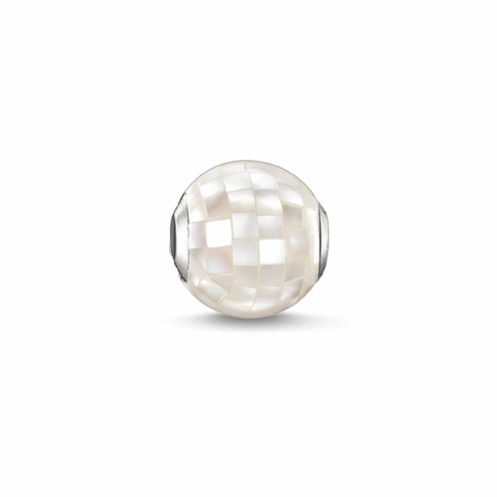 Thomas Sabo White Mother Of Pearl Karma Bead, Was £29.00