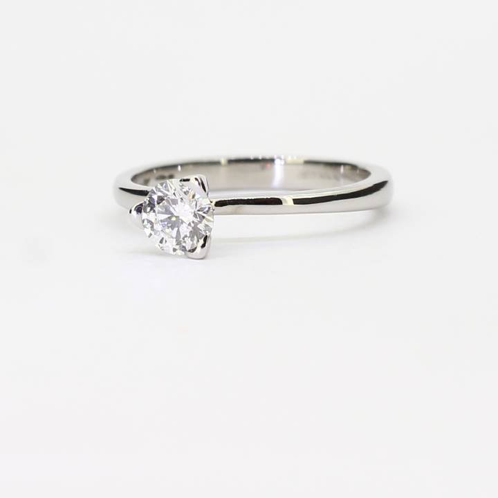 Pre-Owned Platinum Diamond Solitaire Ring 0.48ct 1601065