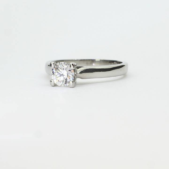 Pre-Owned Platinum Diamond Solitaire Ring 0.54ct 1601100