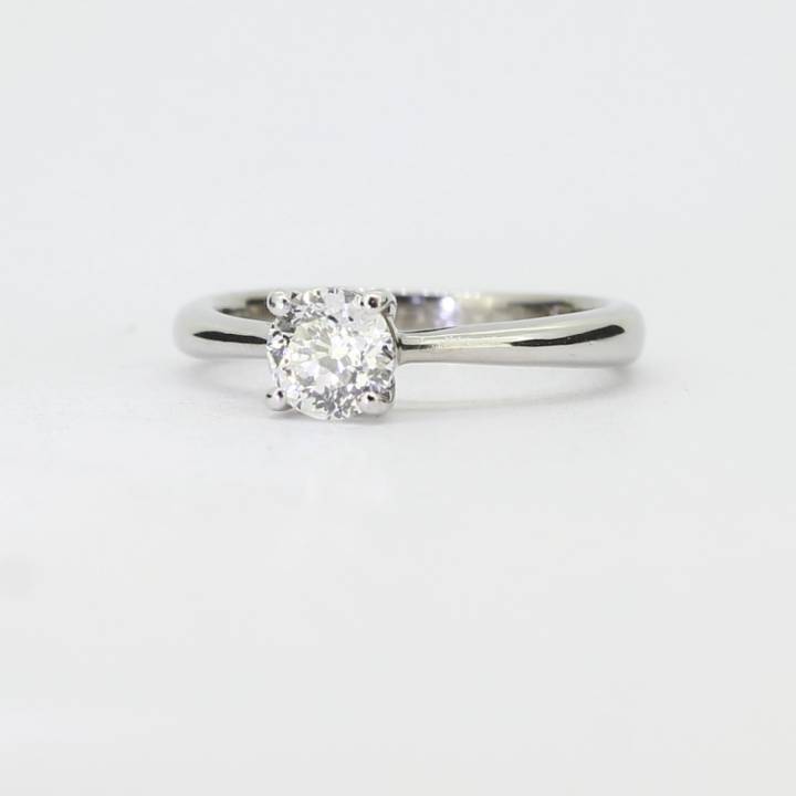 Pre-Owned Platinum Diamond Solitaire Ring 0.50ct 1601147