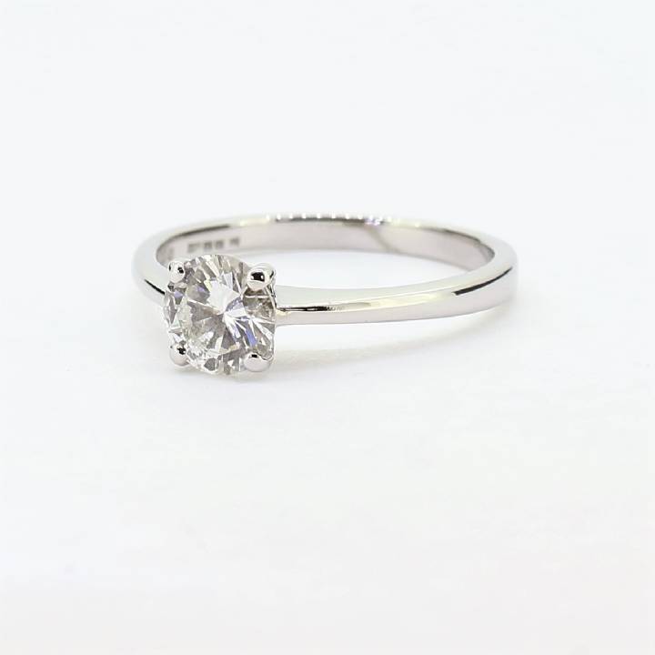 Pre-Owned 18ct White Gold Diamond Solitaire Ring 0.67ct