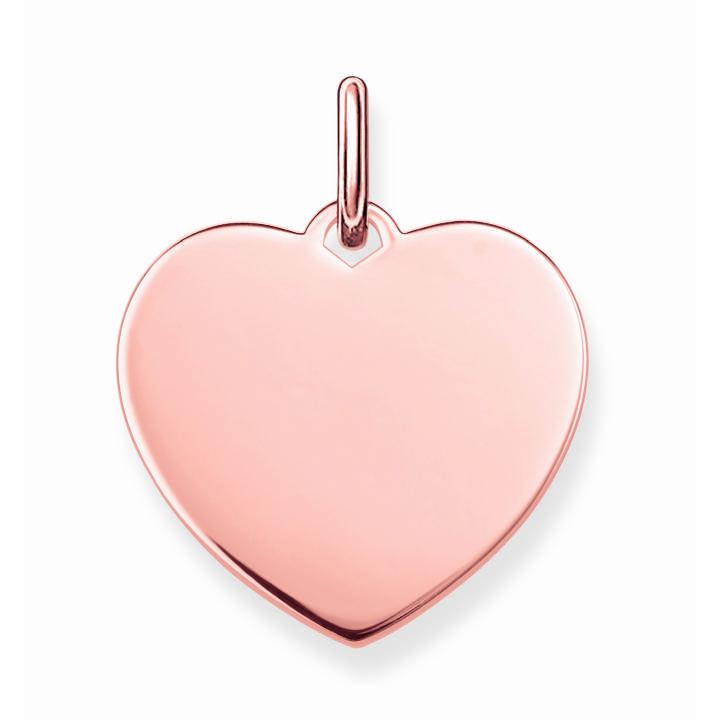 Thomas Sabo Rose Plated Heart Shape Pendant, Was £69.00