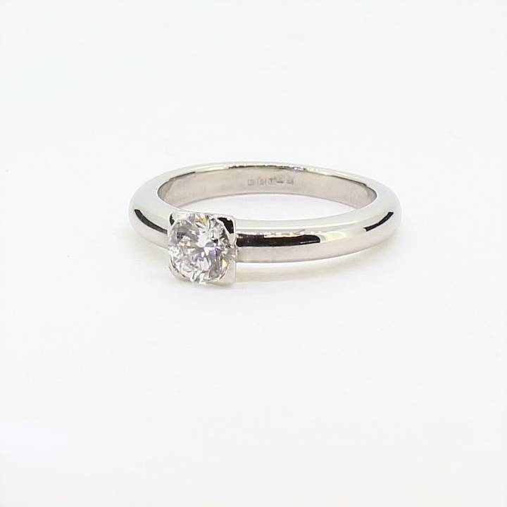 Pre-Owned Platinum Diamond Solitaire Ring 0.50ct 7101368