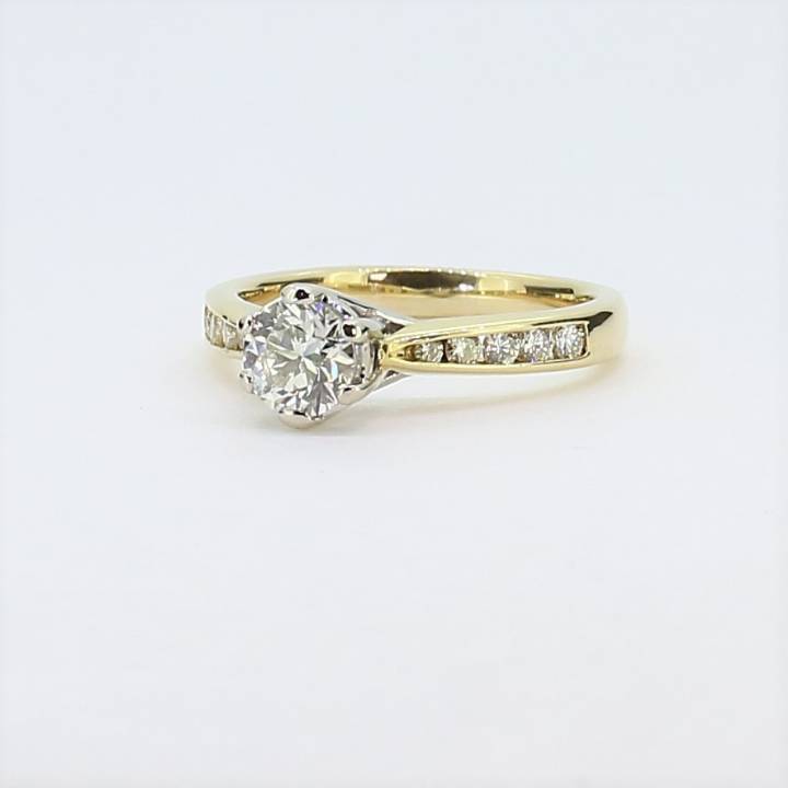 Pre-Owned 18ct Yellow Gold Diamond Solitaire Ring 0.59ct Total