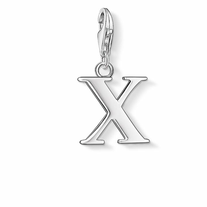 Thomas Sabo Silver Plain Initial X Charm, Was £29.00