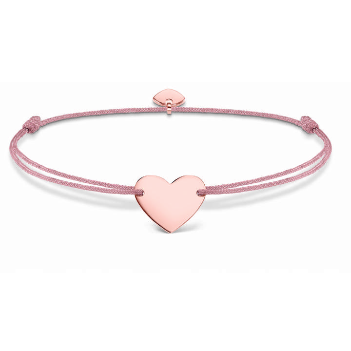 Thomas Sabo Rose Plated Heart Cord Bracelet, Was £49.00