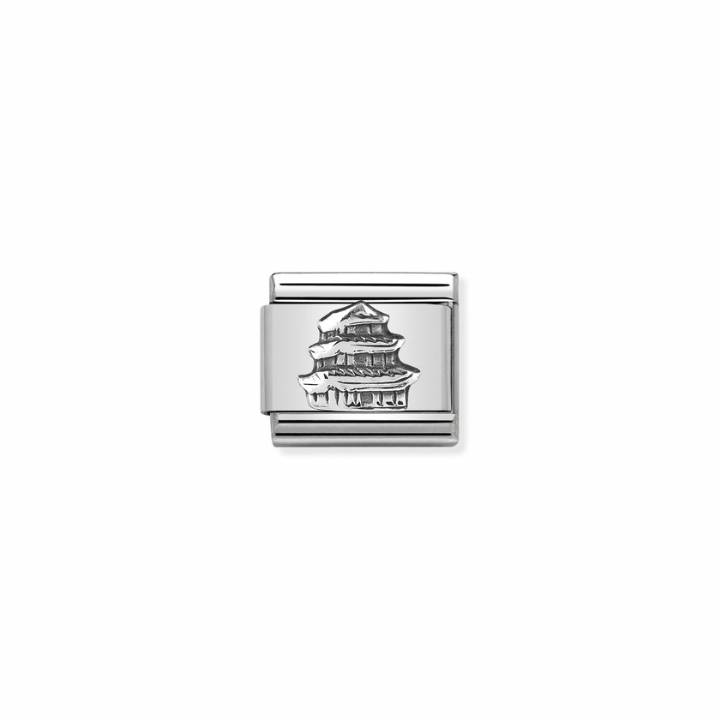 Nomination Steel & Silver Pagoda Charm 2401499
