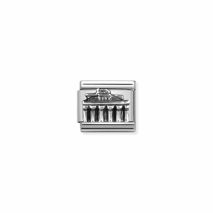 Nomination Steel & Silver Brandenburg gate Charm