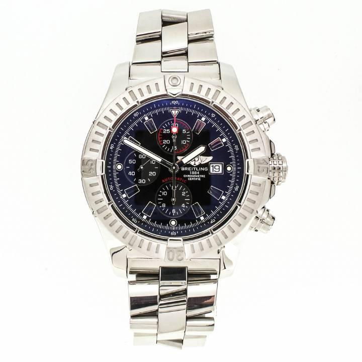 Pre-Owned 48mm Breitling Super Avenger Watch, Original Papers 1704288