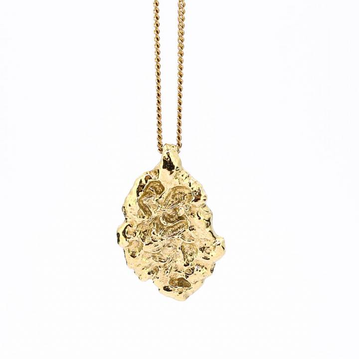 Pre-Owned 9ct Yellow Gold 'Nugget' Pendant 1510930